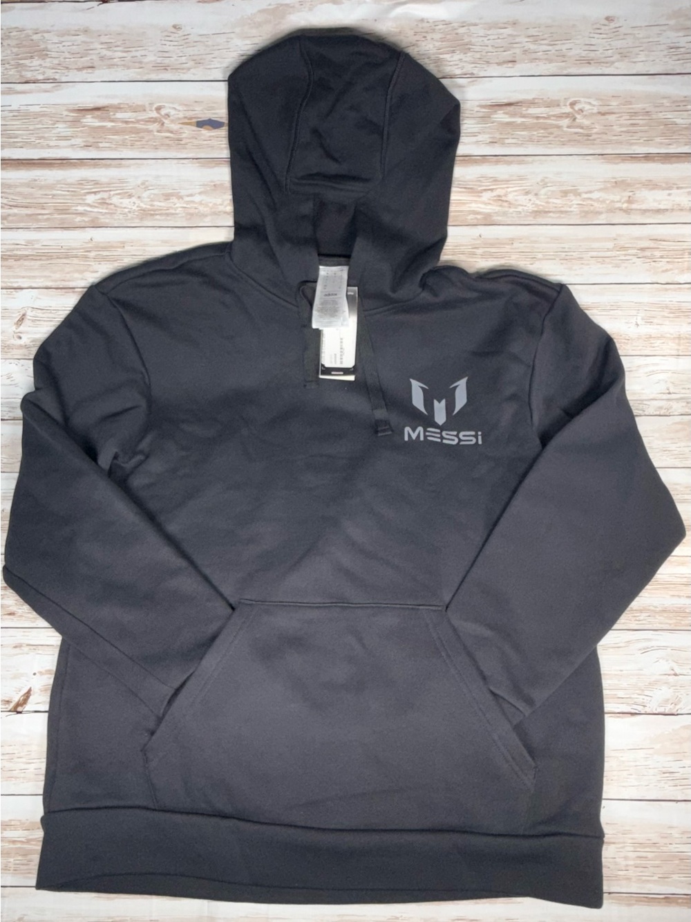 Messi adidas Black Hooded Sweatshirt NEE